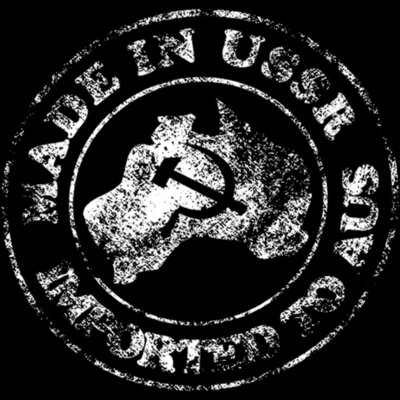 Made in USSR - Imported to Aus (white)